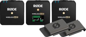 Rode Wireless Go II + FlexClip Go (2x)