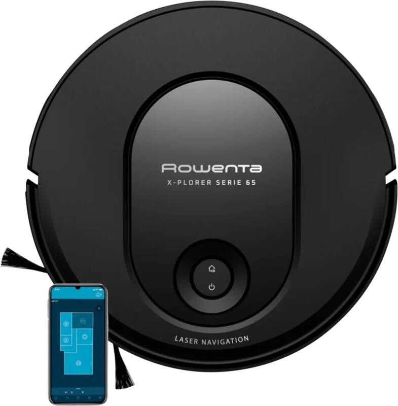 Rowenta X-Plorer Serie 65 Robotstofzuiger Lasertechnologie Methodische reiniging Ultradun ontwerp RR8L65WH
