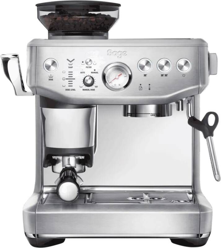 Sage THE BARISTA EXPRESS IMPRESS SES876BSS4 Espresso apparaat Grijs