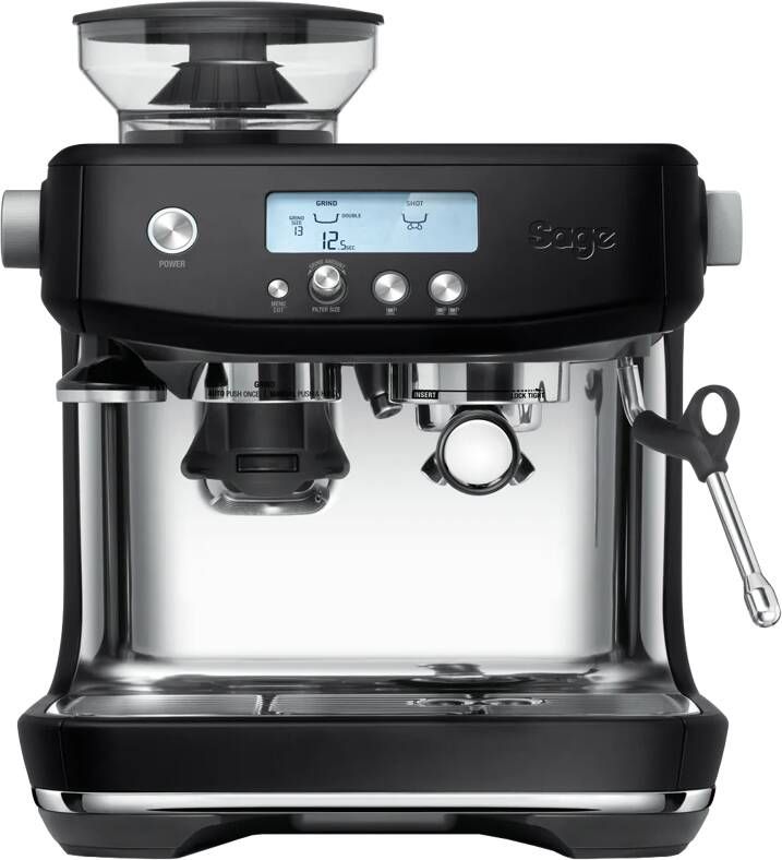 Sage the Barista Pro™ Black Truffle Pistonmachine (mat zwart)