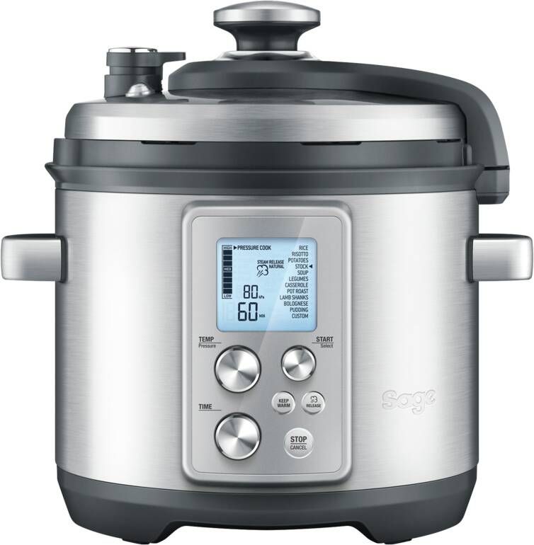 Sage THE FAST SLOW PRO Slowcooker Grijs