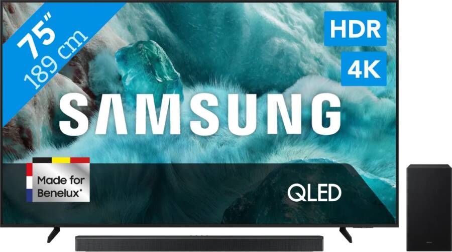 Samsung 75" QLED Q7F4 4K (2025) + HW-B750F (2025)