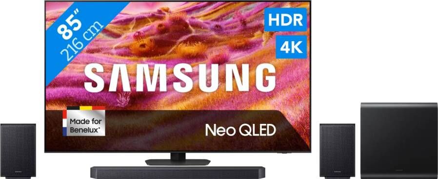 Samsung 85" Neo QLED QN90F 4K (2025) + HW-Q990F (2025)