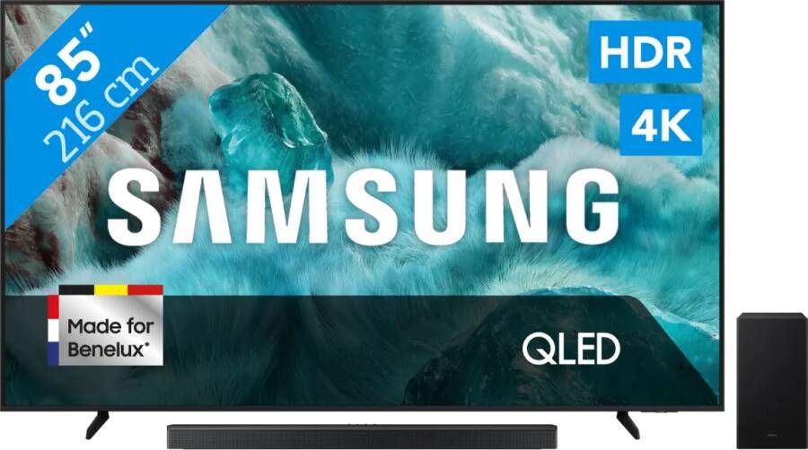Samsung 85" QLED Q7FA 4K (2025) + HW-B750F (2025)