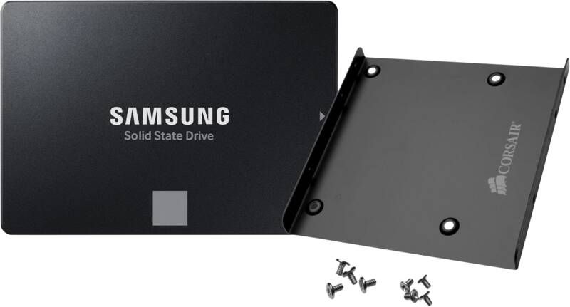 Samsung 870 EVO 2 5 inch 1TB + Corsair SSD Mounting Bracket