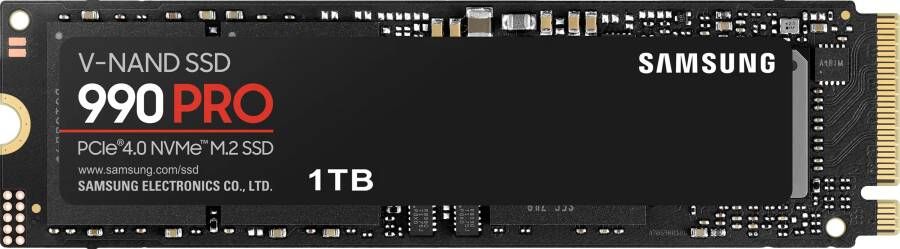 Samsung 990 Pro SSD Hard Drive 1 TB PCIEGEN4.0 X4 NVME2.0 M.2 2280