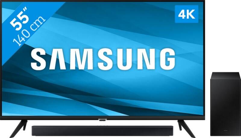 Samsung Crystal UHD 55AU7040 + Soundbar