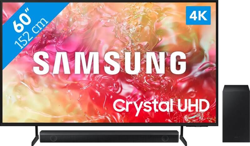 Samsung Crystal UHD 60DU7100 (2024) + Soundbar