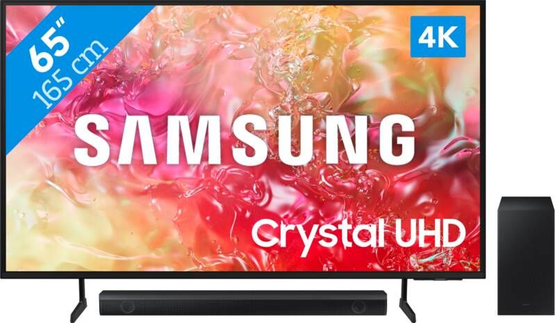 Samsung Crystal UHD 65DU7100 (2024) + Soundbar