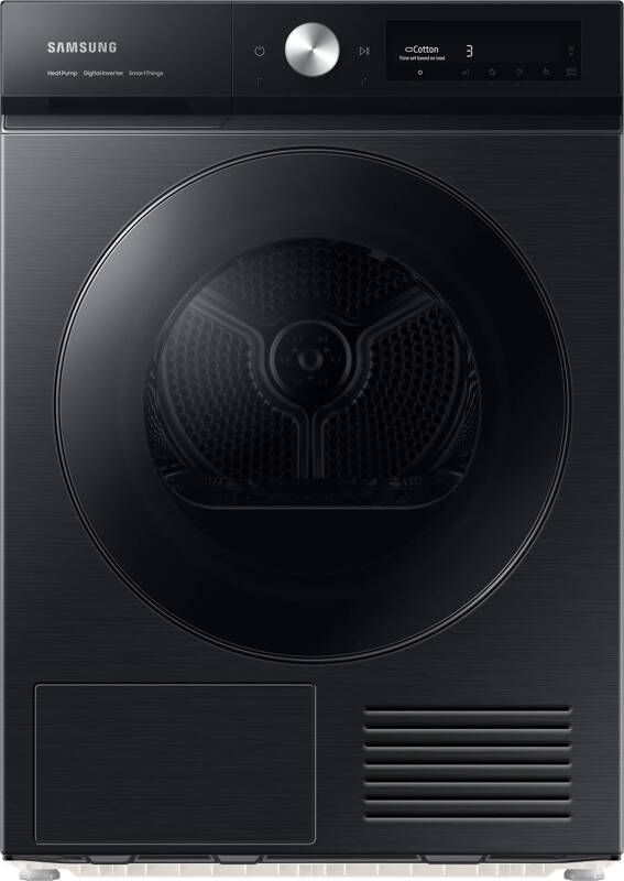 Samsung DV90BB7445GB wasdroger Vrijstaand Voorbelading 9 kg A+++ Zwart