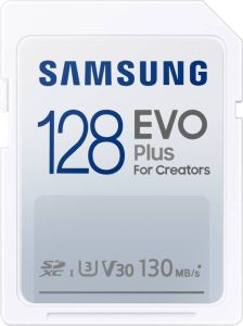 Samsung EVO Plus SD Card (2021) 128GB SD-Kaart Wit