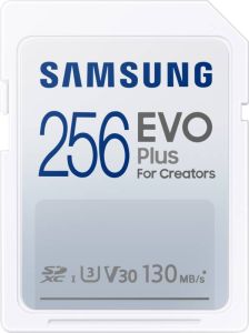 Samsung EVO Plus SD Card (2021) 256GB SD-Kaart Wit