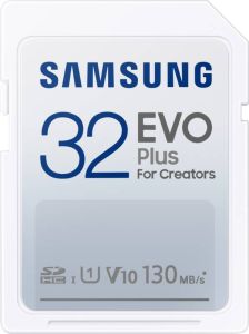 Samsung EVO Plus SD Card (2021) 32GB SD-Kaart Wit