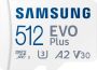 Samsung EVO Plus 512GB microSDXC + Adapter Micro SD-kaart Wit - Thumbnail 1