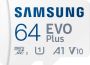 Samsung EVO Plus 64GB microSDXC + Adapter Micro SD-kaart Wit - Thumbnail 1