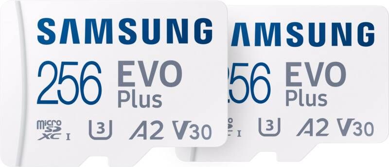 Samsung EVO Plus microSDXC 256GB Duo Pack