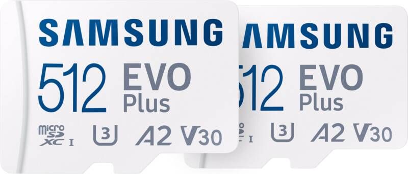 Samsung EVO Plus microSDXC 512GB Duo Pack