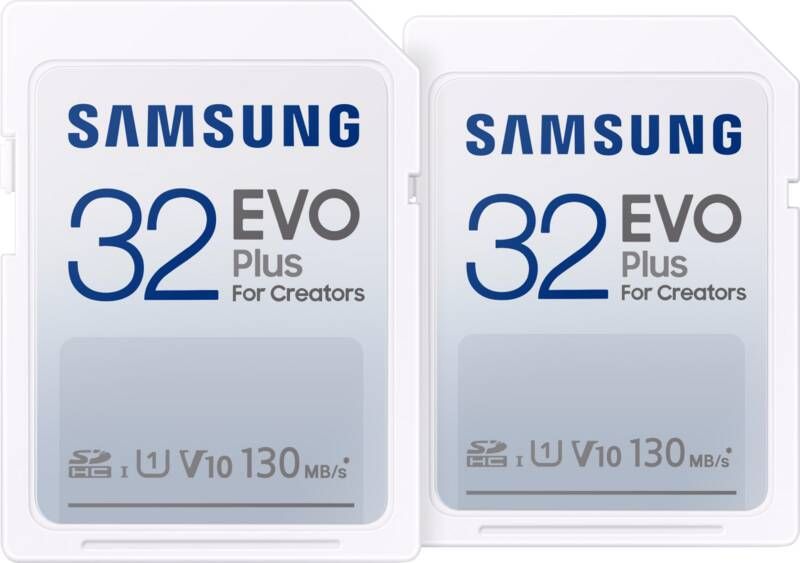Samsung EVO Plus SDHC 32GB Duo Pack