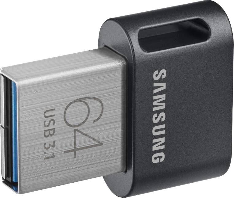 Samsung FIT Plus USB Stick 64GB USB-sticks Zwart - Foto 1