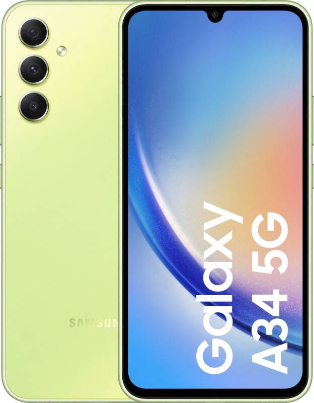 Samsung GALAXY A34 5G 128GB Smartphone Groen