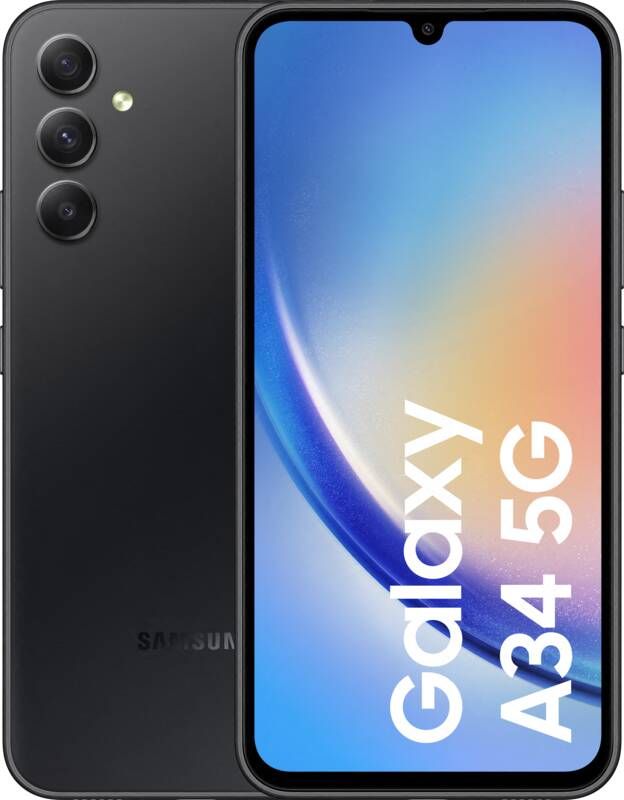 Samsung GALAXY A34 5G 256GB Smartphone Zwart