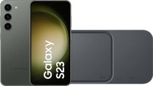 Samsung Galaxy S23 128GB Groen 5G + Duo Draadloze Oplader 15W