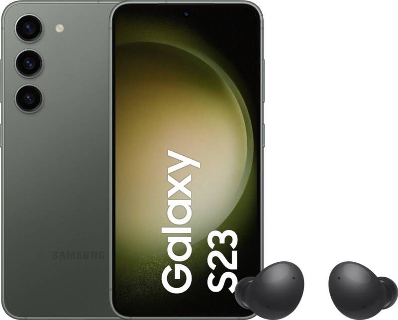 Samsung Galaxy S23 128GB Groen 5G + Galaxy Buds 2 Zwart