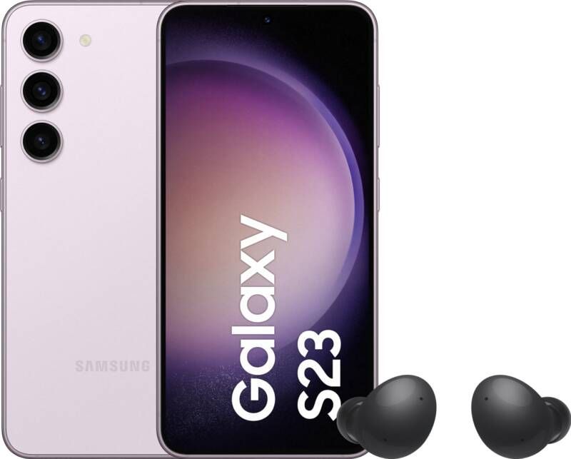 Samsung Galaxy S23 128GB Roze 5G + Galaxy Buds 2 Zwart