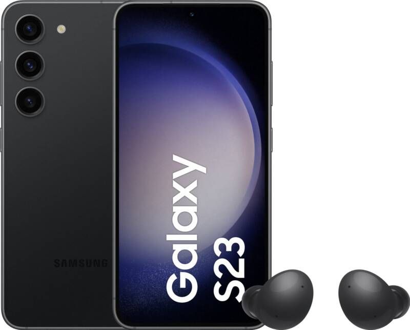 Samsung Galaxy S23 128GB Zwart 5G + Galaxy Buds 2 Zwart