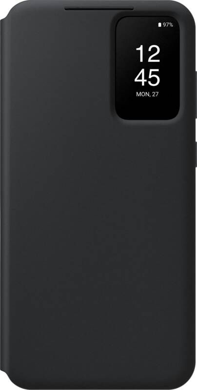 Samsung Galaxy S23 Plus Clear View Book Case Zwart