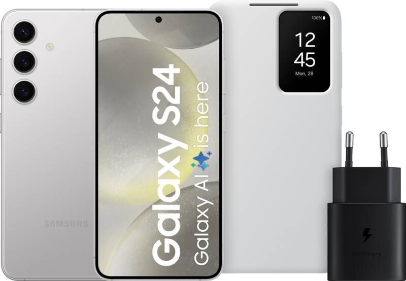 Samsung Galaxy S24 256GB Grijs 5G + Accessoirepakket
