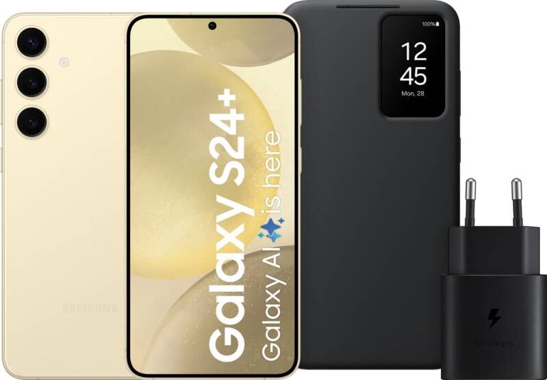 Samsung Galaxy S24 Plus 256GB Geel 5G + Starterspakket