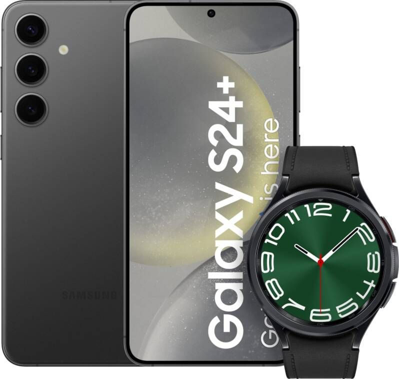 Samsung Galaxy S24 Plus 512GB Zwart 5G + Galaxy Watch 6 Classic Zwart 47mm