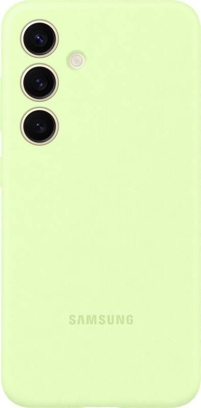 Samsung Galaxy S24 Siliconen Back Cover Groen