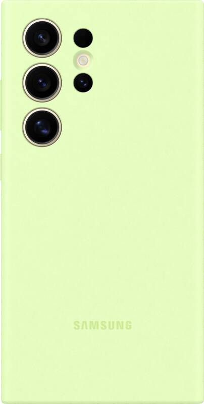 Samsung Galaxy S24 Ultra Siliconen Back Cover Groen