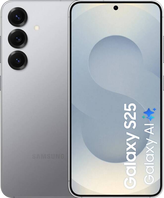 Samsung Galaxy S25 5G 256GB Zilver | Smartphones | 8806095851488