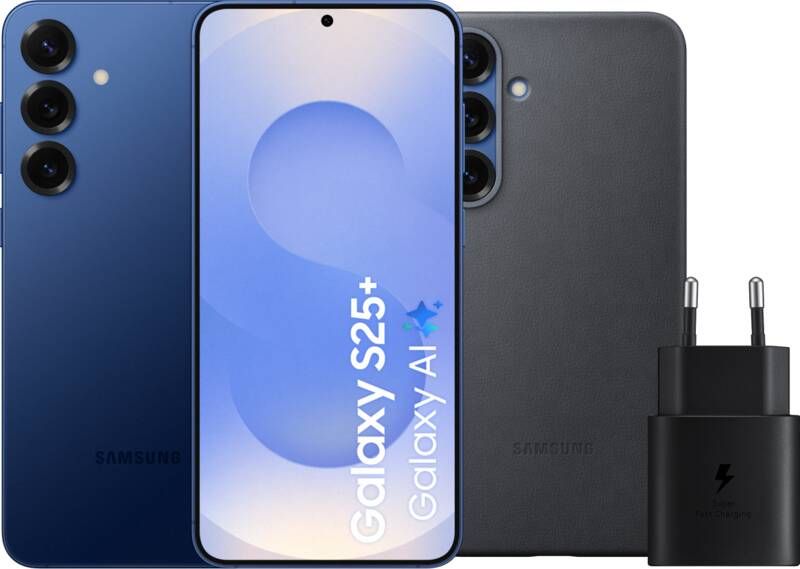 Samsung Galaxy S25 Plus 512GB Donkerblauw 5G + Accessoirepakket