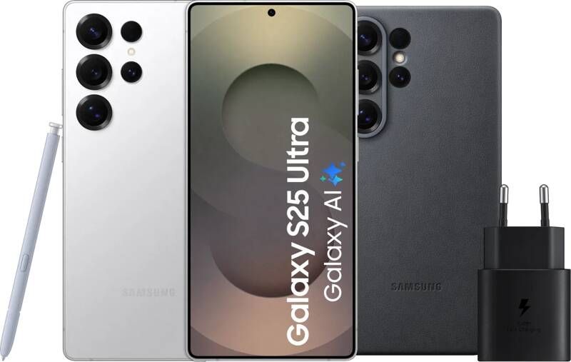 Samsung Galaxy S25 Ultra 1TB Wit 5G + Accessoirepakket