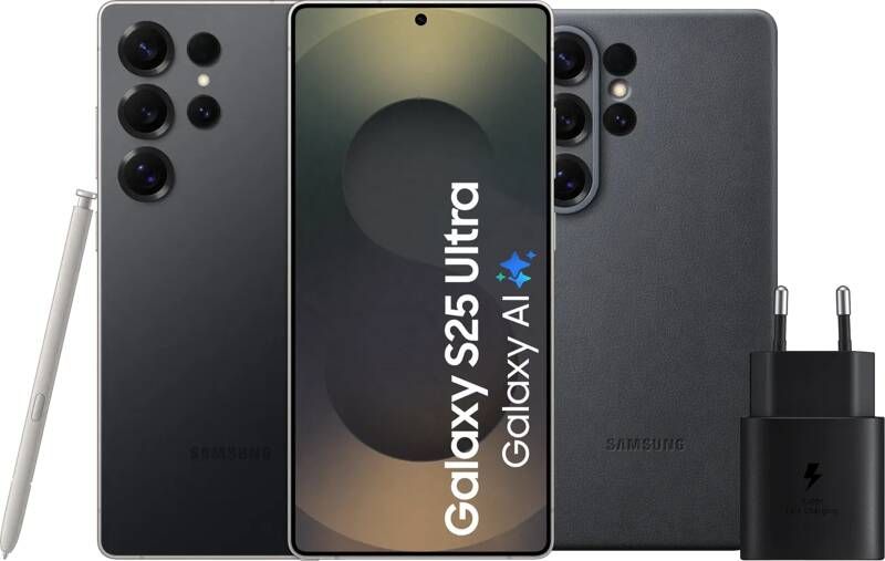 Samsung Galaxy S25 Ultra 256GB Zwart 5G + Accessoirepakket