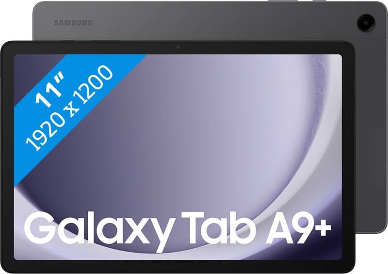 Samsung Galaxy Tab A9+ WiFi + 5G (128GB) Grijs | Android tablets | 8806095360690