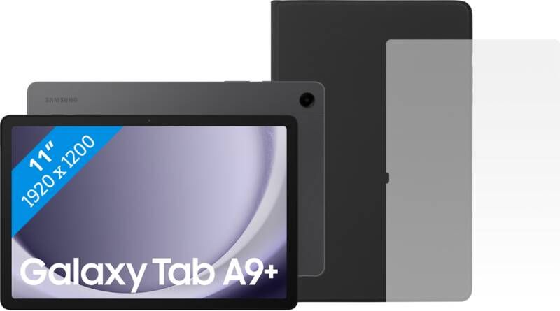 Samsung Galaxy Tab A9 Plus 11 inch 128GB Wifi Grijs + Beschermpakket