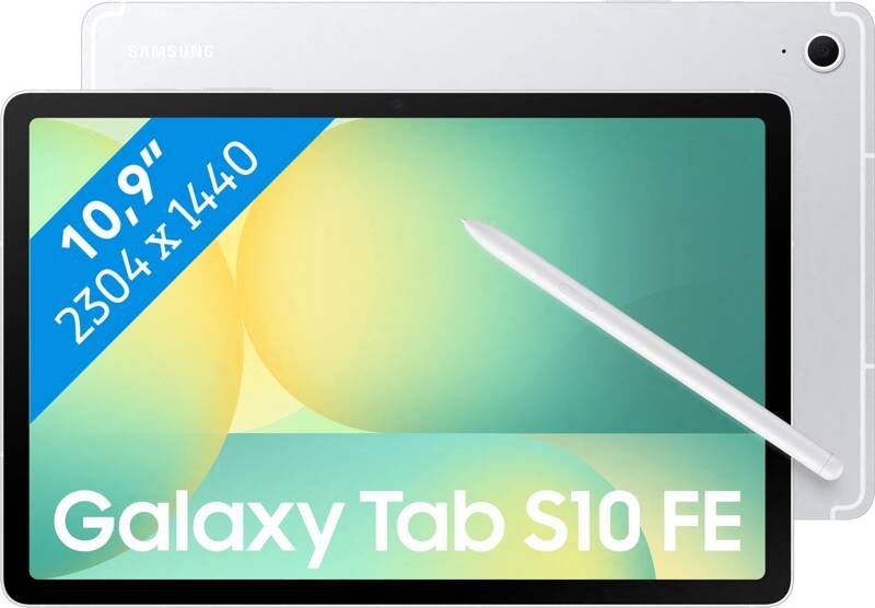 Samsung Galaxy Tab S10FE WiFi 128GB Zilver | Smartphones tablets en meer | 8806097195290