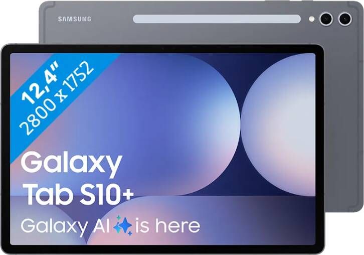 Samsung Galaxy Tab S10 Plus 12 4 inch 256GB Wifi + 5G Grijs