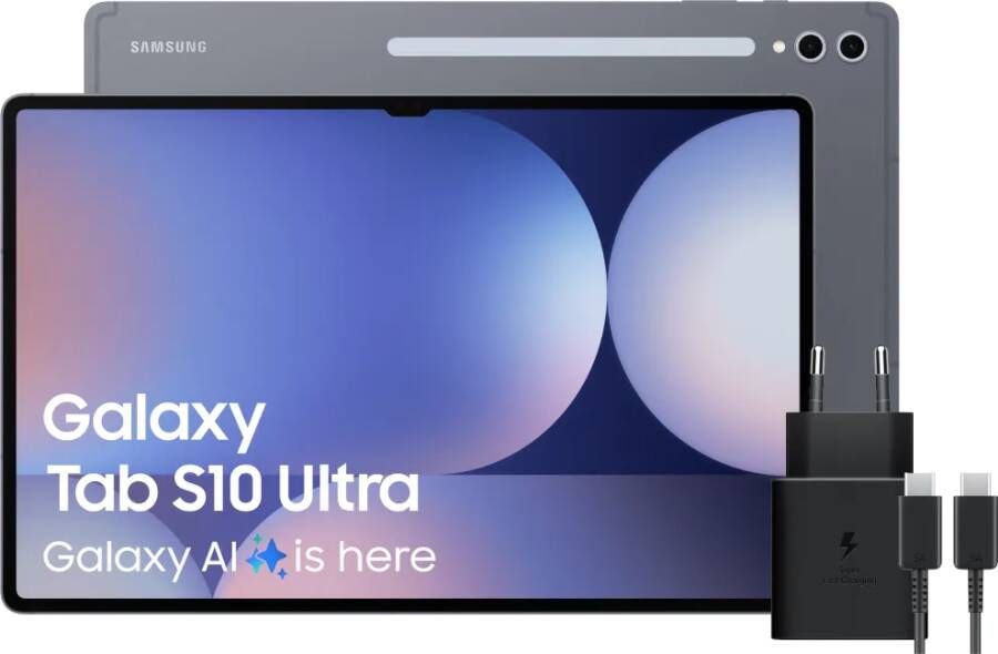 Samsung Galaxy Tab S10 Ultra 14 6 inch 1TB Wifi en 5G Grijs + Oplaadpakket