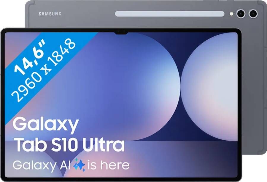 Samsung Galaxy Tab S10 Ultra WiFi 256GB Grijs | Android tablets | 8806095596914