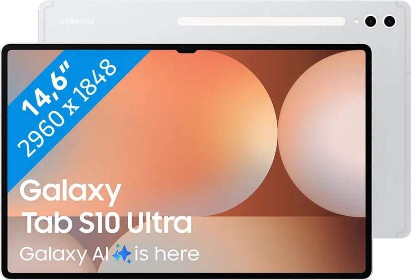 Samsung Galaxy Tab S10 Ultra WiFi 256GB Zilver | Android tablets | 8806095596860