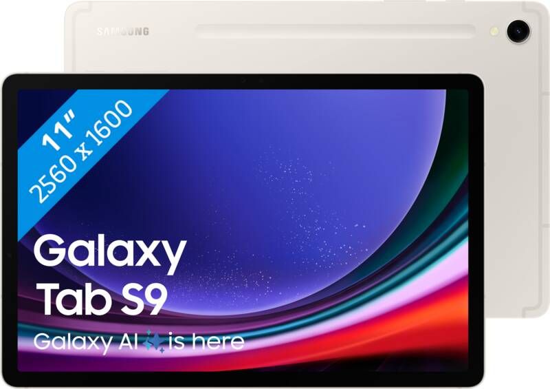 Samsung Galaxy Tab S9 WiFi (128GB) Beige | Tablet aanbiedingen | Telefonie&Tablet Tablets | 8806095071688