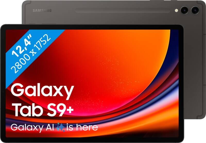 Samsung Galaxy Tab S9+ WiFi + 5G (256GB) Graphite | Android tablets | Telefonie&Tablet Tablets | 8806095082806