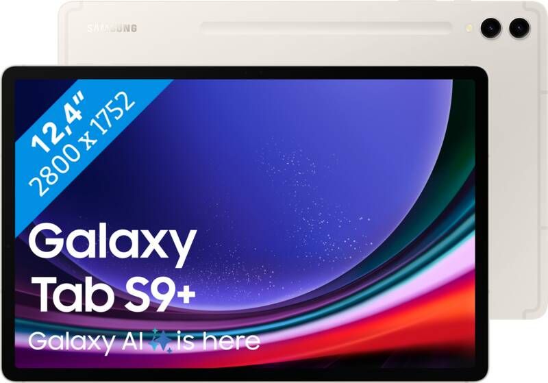 Samsung Galaxy Tab S9+ WiFi (256GB) Beige | Android tablets | Telefonie&Tablet Tablets | 8806095069715