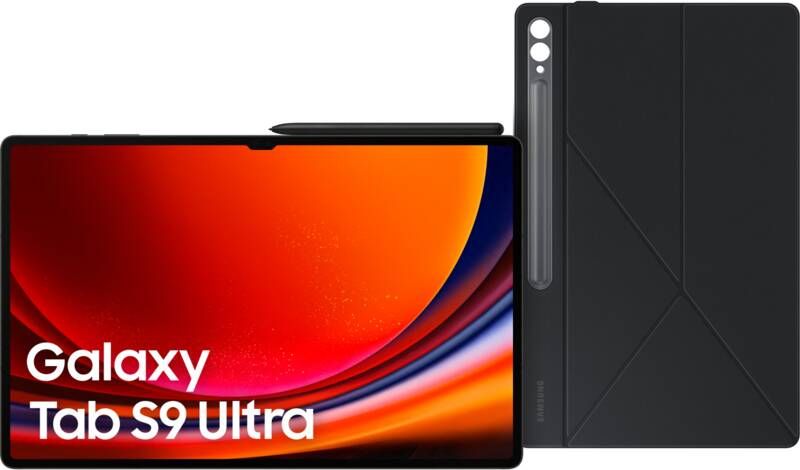 Samsung Galaxy Tab S9 Ultra 14.6 inch 256GB Wifi en 5G Zwart + Book Case Zwart